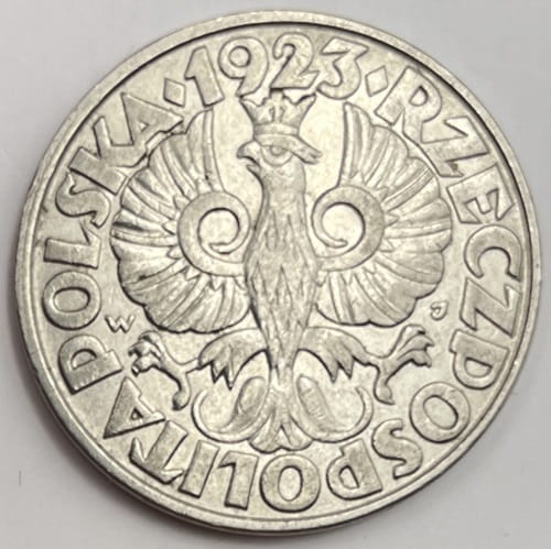 Moneta 50 groszy 1923 r. stan 2